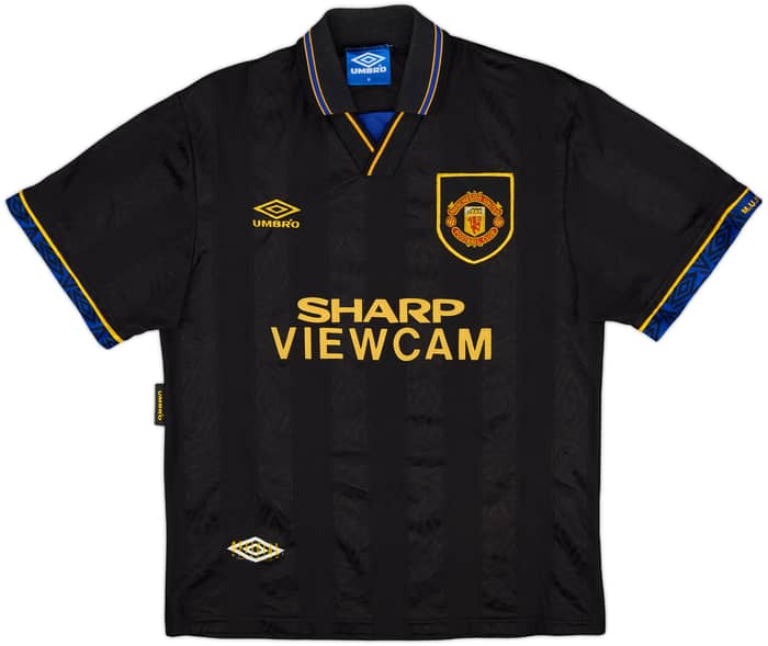 1993-95 Manchester United Away Shirt Keane #16 - 9/10 - (M)