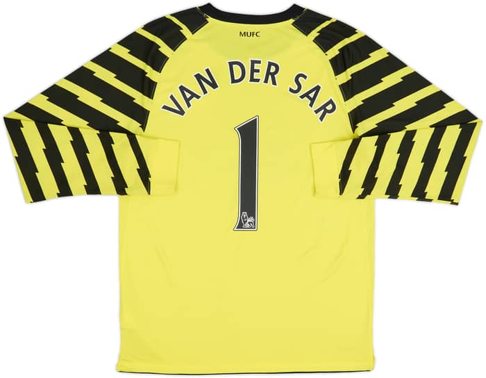 2010-11 Manchester United Yellow GK Shirt Van Der Sar #1 - 6/10 - (M)