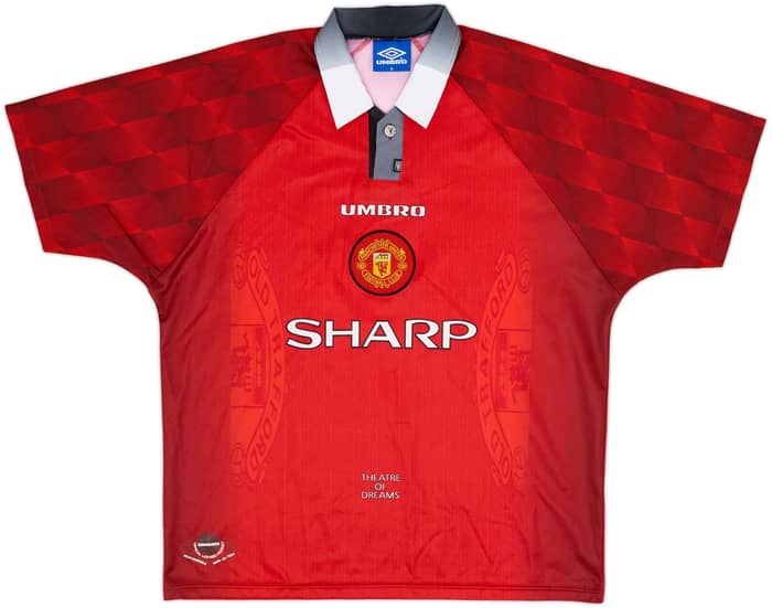 1996-98 Manchester United Home Shirt Keane #16 - 9/10 - (XL)