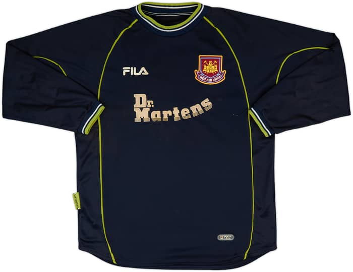 1999-01 West Ham GK Shirt Hislop #1 - 6/10 - (XL)
