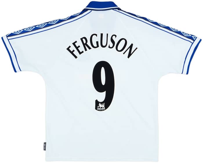 1998-99 Everton Away Shirt Ferguson #9 - 7/10 - (L)