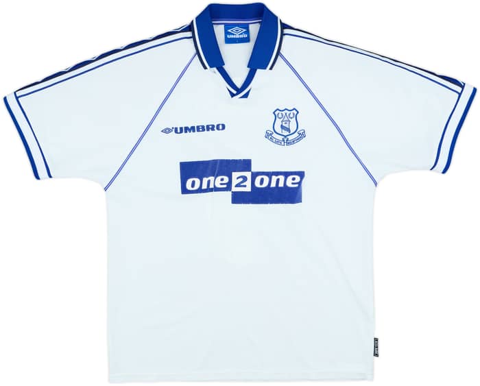 1998-99 Everton Away Shirt Ferguson #9 - 7/10 - (L)