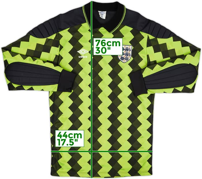 1988-90 England GK Shirt #1 - 7/10 - (M)