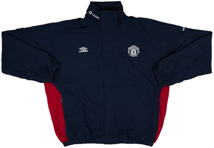 2000-01 Manchester United Umbro Full Tracksuit - 8/10 - (M)