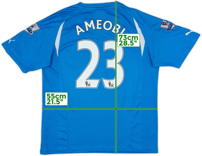 2010-11 Newcastle Away Shirt Ameobi #23 - 8/10 - (L)