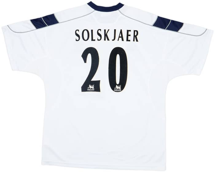 1999-00 Manchester United Third Shirt Solskjaer #20 - 8/10 - (XL)