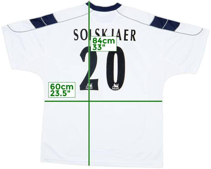 1999-00 Manchester United Third Shirt Solskjaer #20 - 8/10 - (XL)