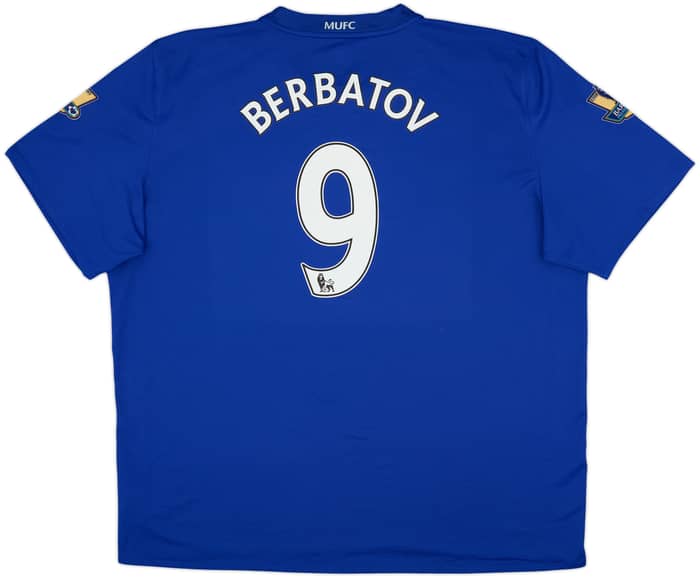 2008-09 Manchester United Third Shirt Berbatov #9 - 9/10 - (3XL)
