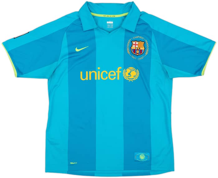 2007-09 Barcelona Away Shirt Ronaldinho #10 - 8/10 - (L)