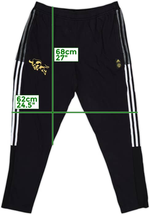 2020-21 Manchester United adidas Track Pants/Bottoms - 9/10 - (L)