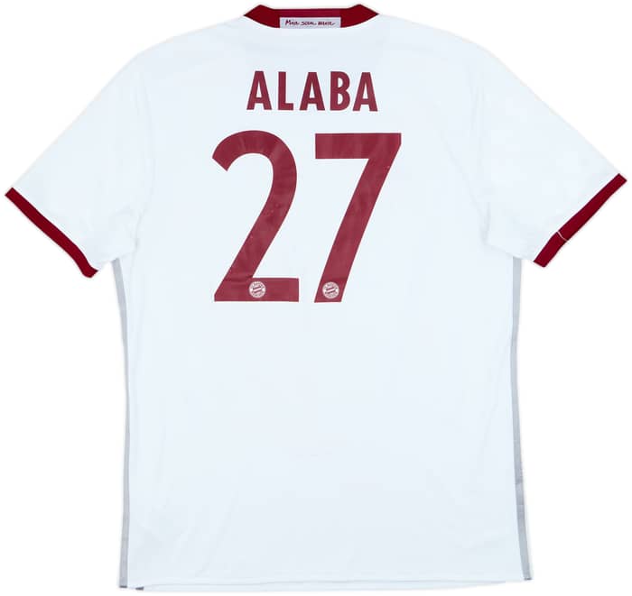 2016-17 Bayern Munich Third Shirt Alaba #27 - 5/10 - (L)