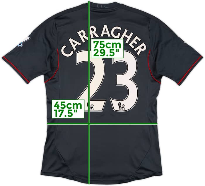 2011-12 Liverpool Away Shirt Carragher #23 - 6/10 - (S)