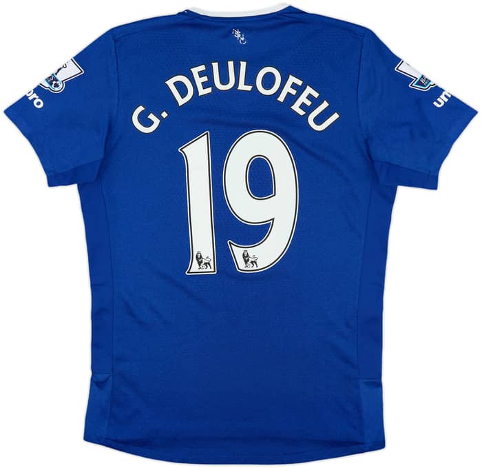 2015-16 Everton Home Shirt G. Deulofeu #19 - 7/10 - (S)