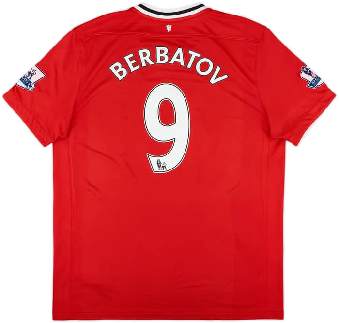 2011-12 Manchester United Home Shirt Berbatov #9 - 7/10 - (XL)