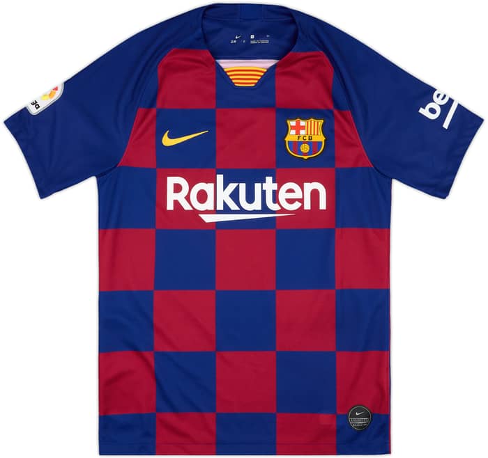 2019-20 Barcelona Home Shirt Messi #10 - 9/10 - (S)