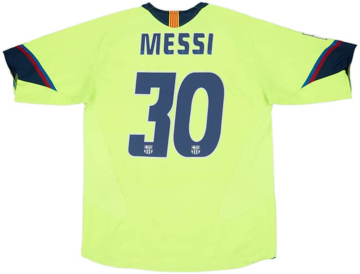 2005-06 Barcelona Away Shirt Messi #30 - 7/10 - (L)