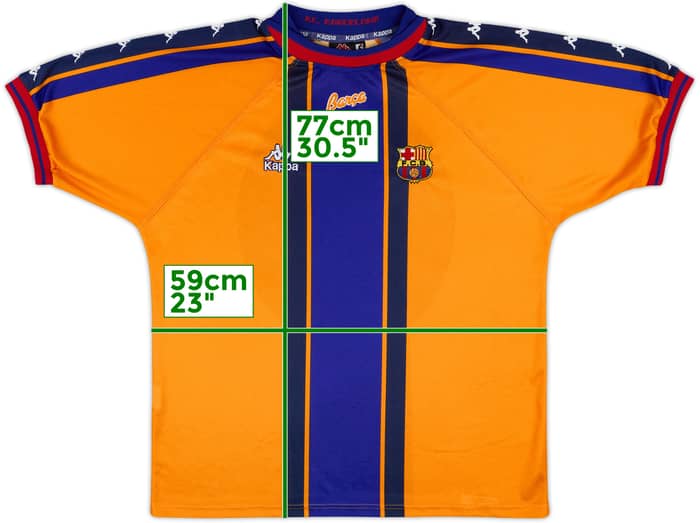 1997-98 Barcelona Away Shirt - 8/10 - (L)