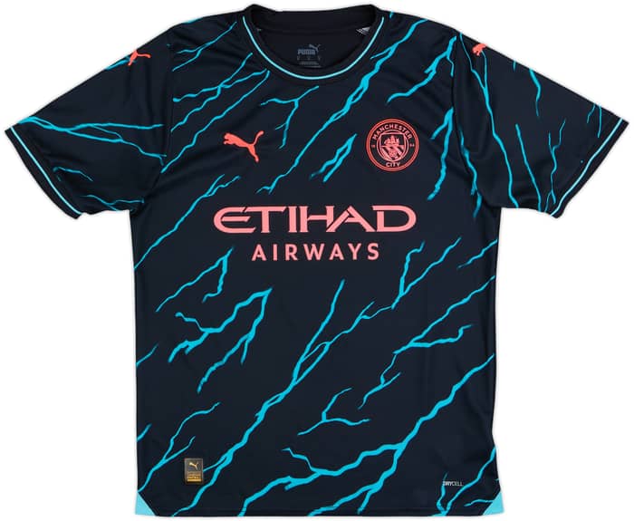 2023-24 Manchester City Third Shirt Haaland #9 - 10/10 - (M)