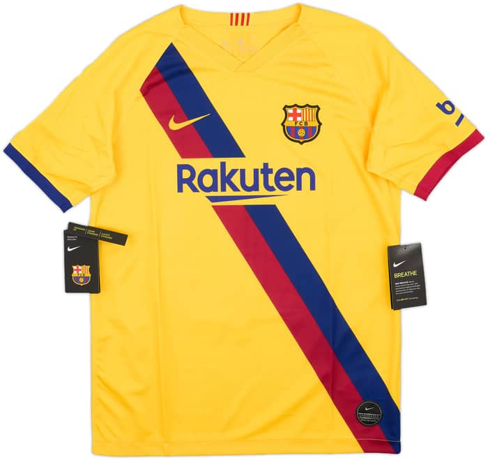 2019-20 Barcelona Away Shirt Messi #10 (XL.Boys)