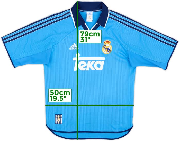 1999-00 Real Madrid Third Shirt Raul #7 - 6/10 - (S)