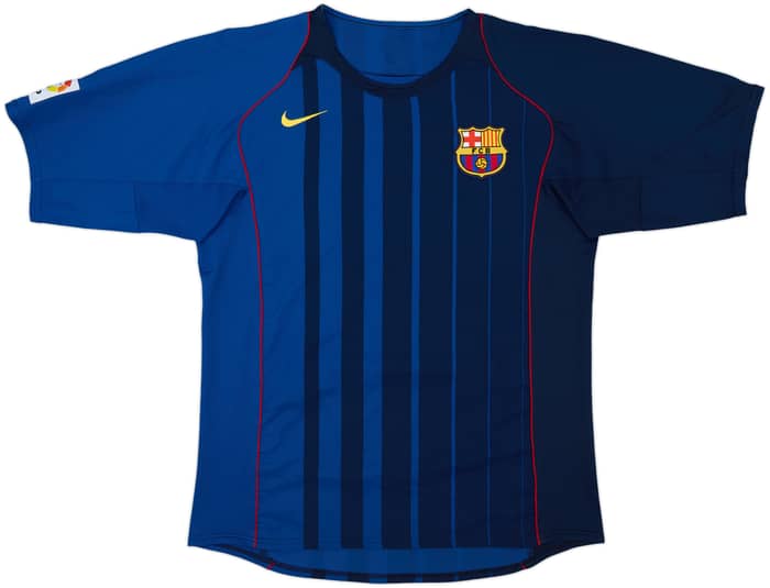 2004-05 Barcelona Away Shirt Ronaldinho #10 - 8/10 - (L)