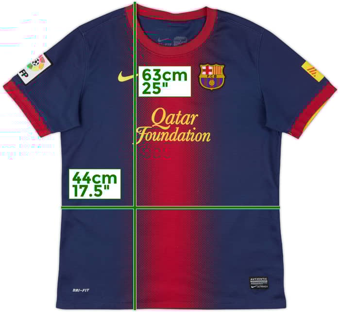 2012-13 Barcelona Home Shirt - 8/10 - (L.Boys)