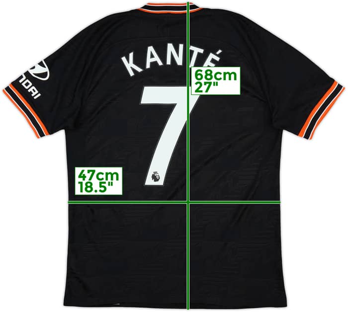 2019-20 Chelsea Authentic Third Shirt Kante #7 - 8/10 - (M)