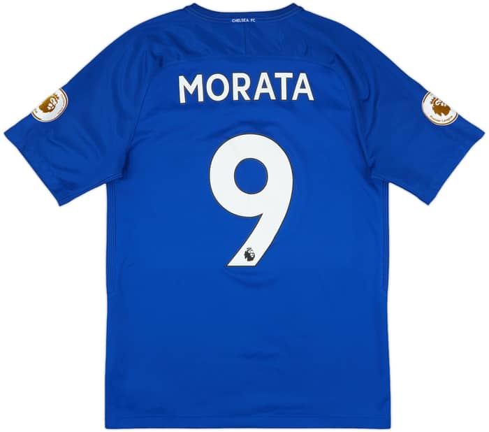 2017-18 Chelsea Home Shirt Morata #9 - 8/10 - (M)