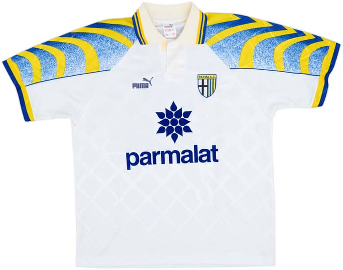 1995-97 Parma Home Shirt Stoichkov #8 - 8/10 - (L)