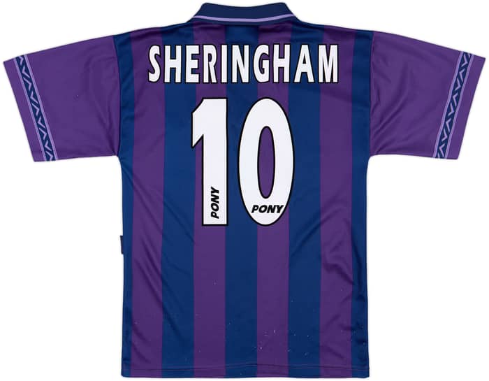 1995-97 Tottenham Away Shirt Sheringham #10 - 8/10 - (S)