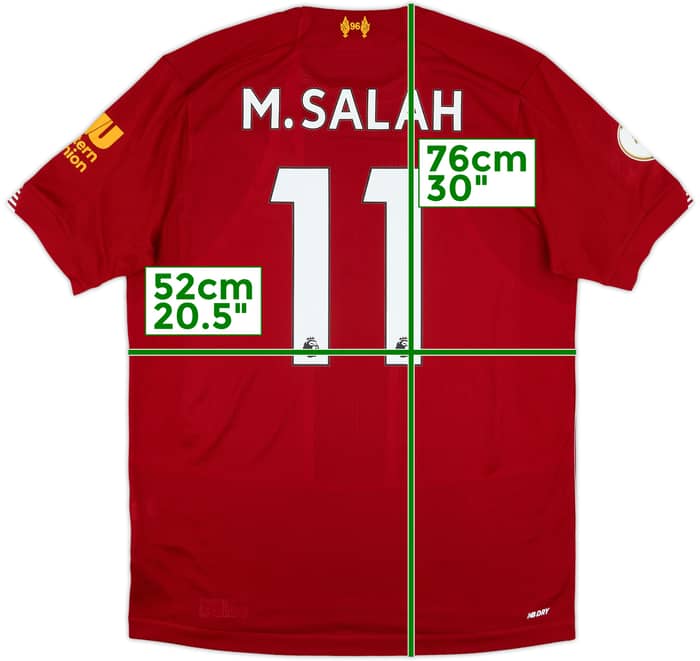 2019-20 Liverpool Home Shirt M.Salah #11 - 10/10 - (M)