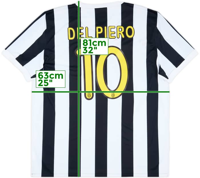 2009-10 Juventus Home Shirt Del Piero #10 (XXL)