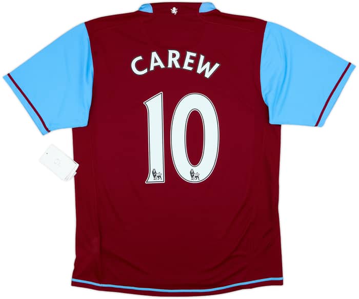 2007-08 Aston Villa Home Shirt Carew #10 (M)