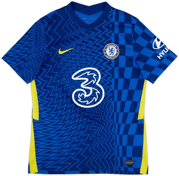 2021-22 Chelsea Home Shirt Kante #7 - 8/10 - (M)