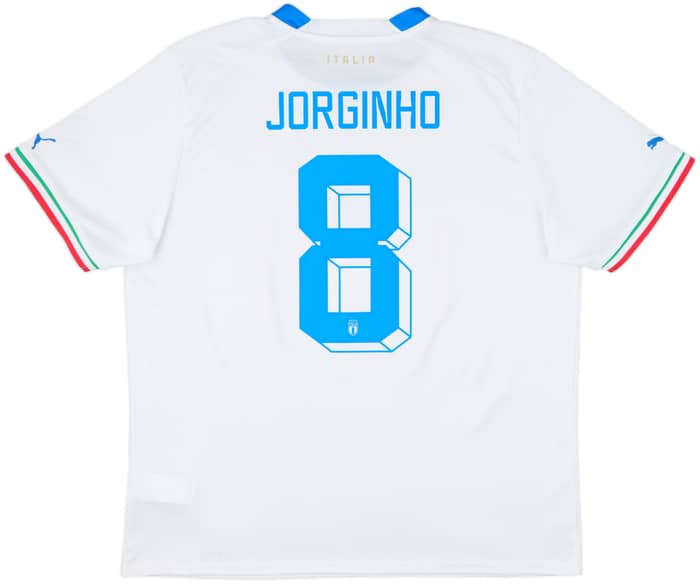 2022-23 Italy Away Shirt Jorginho #8 - 8/10 - (XL)