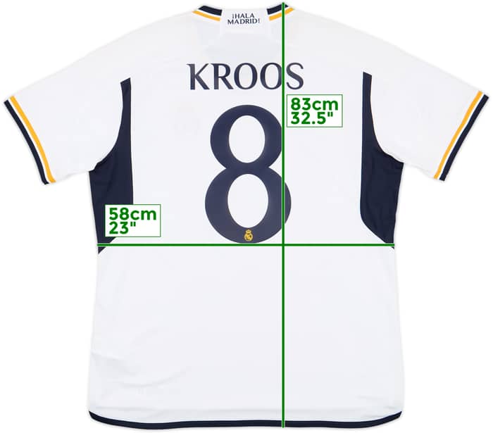 2023-24 Real Madrid Home Shirt Kroos #8 - 10/10 - (XL)