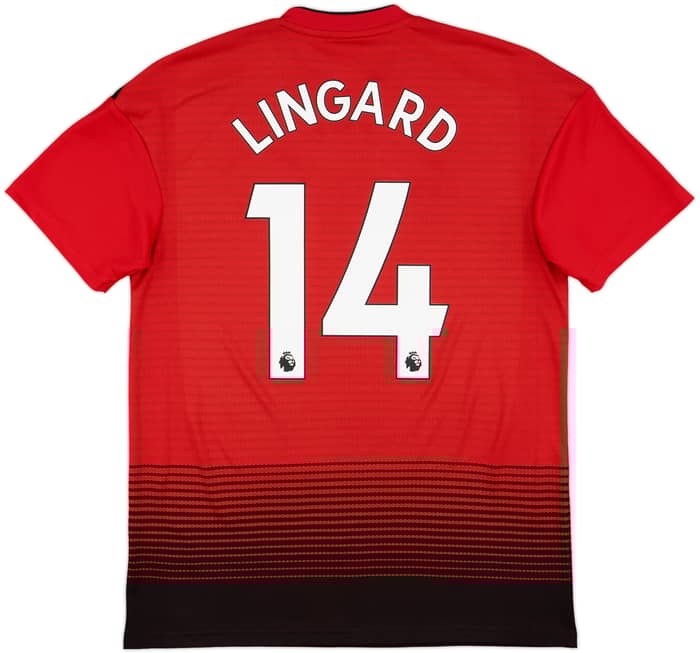 2018-19 Manchester United Home Shirt Lingard #14 - 9/10 - (M)