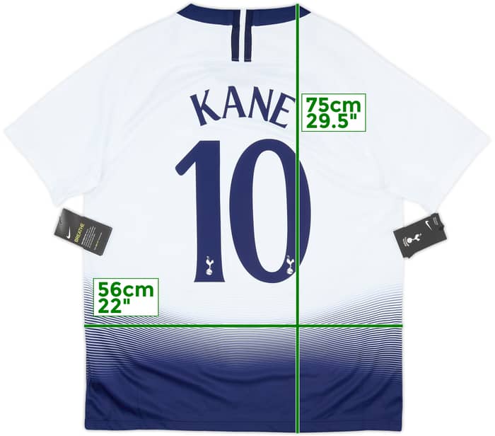 2018-19 Tottenham Home Shirt Kane #10 (L)