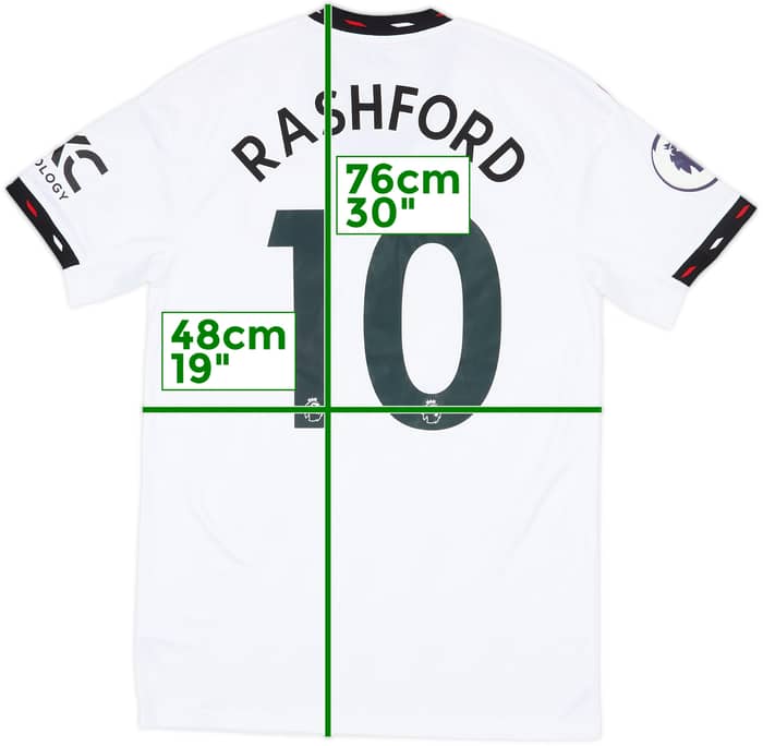 2022-23 Manchester United Away Shirt Rashford #10 (S)