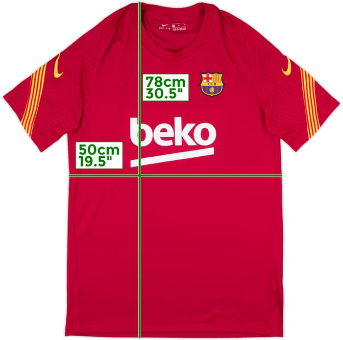 2020-21 Barcelona Nike Training Shirt - 9/10 - (M)