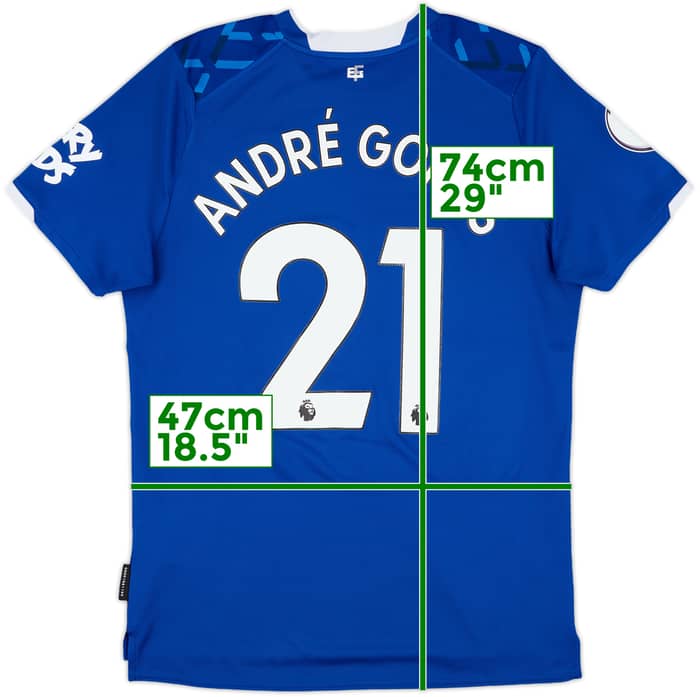 2019-20 Everton Home Shirt Andre Gomes #21 - 9/10 - (M)