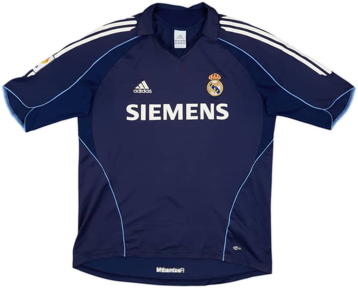 2005-06 Real Madrid Away Shirt Zidane #5 - 9/10 - (L)