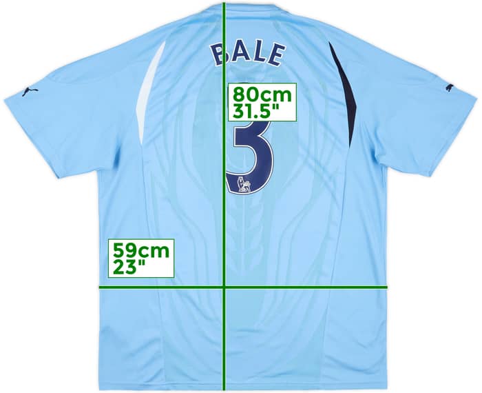 2010-11 Tottenham Away Shirt Bale #3 - 10/10 - (XL)