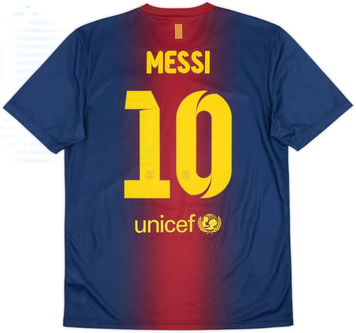 2012-13 Barcelona Basic Home Shirt Messi #10 - 10/10 - (M)