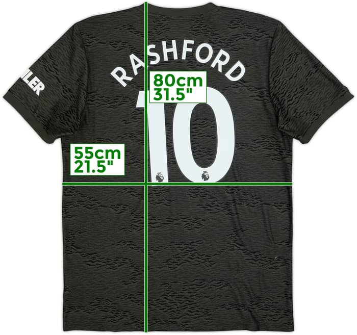 2020-21 Manchester United Away Shirt Rashford #10 - 10/10 - (L)