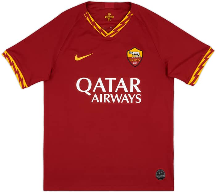 2019-20 Roma Home Shirt Dzeko #9 - 8/10 - (M)