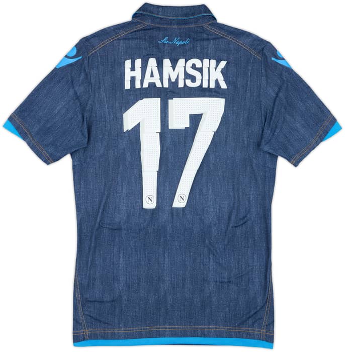 2014-15 Napoli Away Shirt Hamsik #17 - 8/10 - (M)
