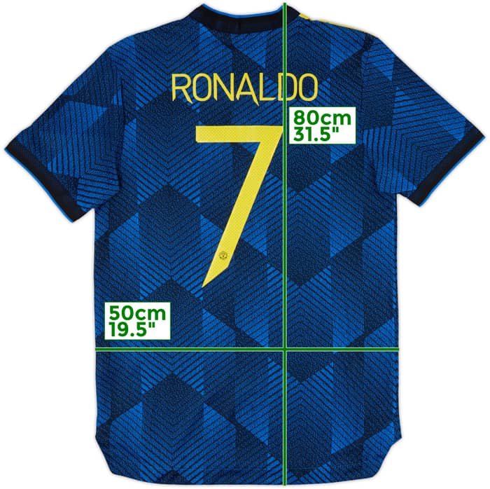 2021-22 Manchester United Authentic Third Shirt Ronaldo #7 - 6/10 - (M)