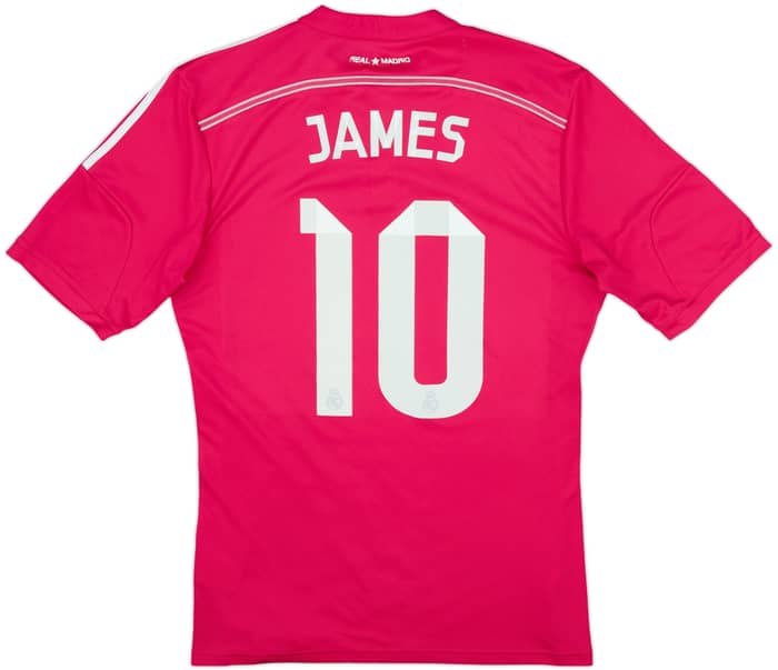 2014-15 Real Madrid Away Shirt James #10 - 8/10 - (M)