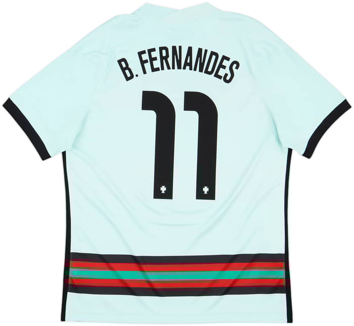 2020-22 Portugal Away Shirt B.Fernandes #11 - 8/10 - (L)